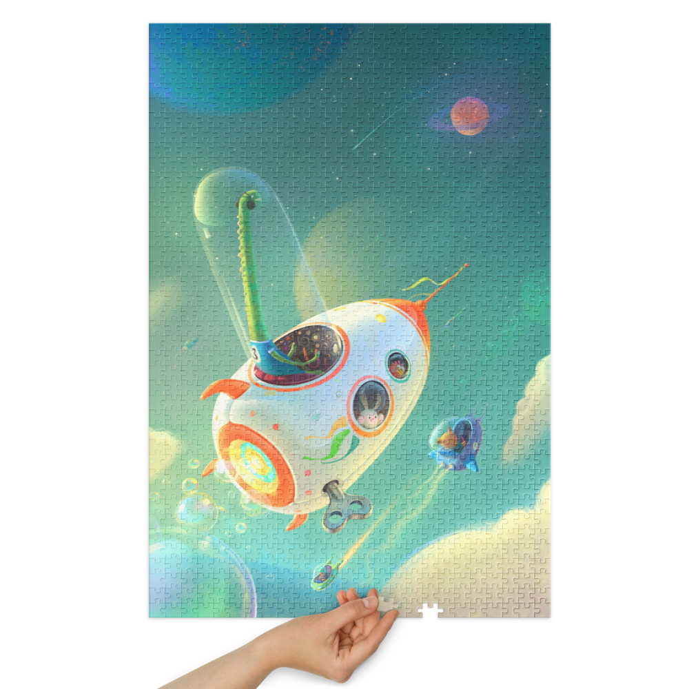 Space jigsaw puzzle